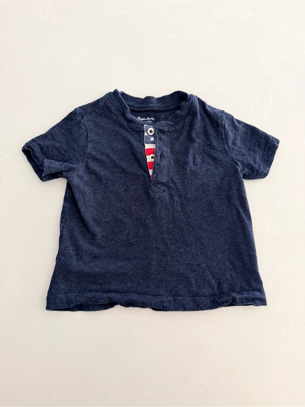 Polo Ralph Lauren Baby Boy Henley Shirt • Size 9M
